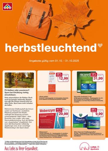 Angebote Oktober