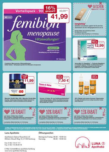 Flyer mit Juli-Angeboten