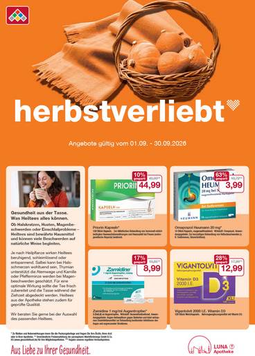 Flyer mit September-Angeboten