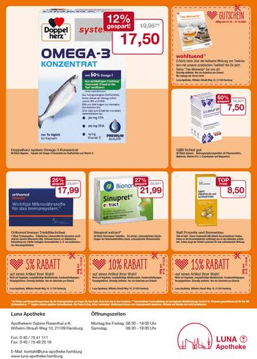 Flyer mit Oktober-Angeboten